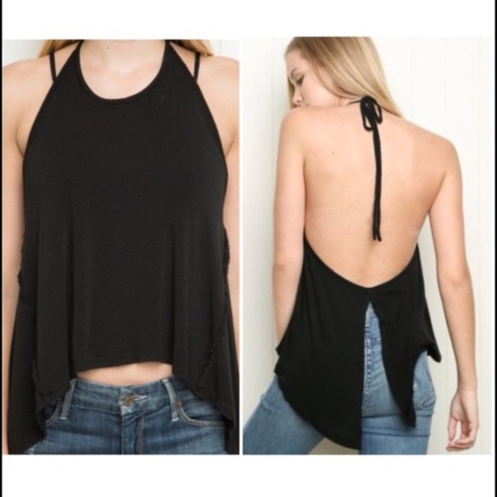 Brandy Melville Julie Open Back Top